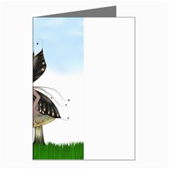 Fairy Sitting On A Mushroom Greeting Card (8 Pack) by goldenjackal