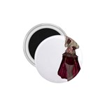 Steampunk Style Girl Wearing Red Dress 1.75  Button Magnet Front