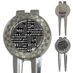 Beauty Of Binary Golf Pitchfork & Ball Marker