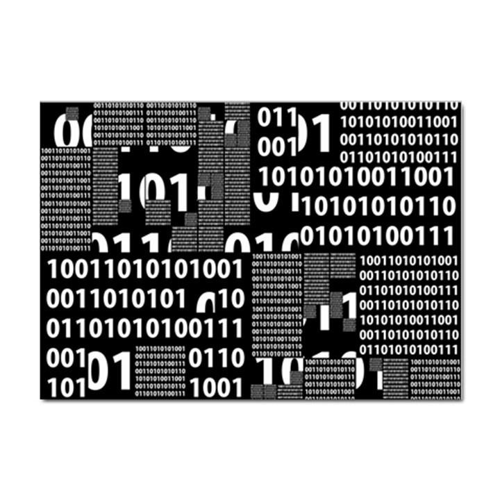 Beauty of Binary A4 Sticker 10 Pack