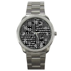 Beauty Of Binary Sport Metal Watch