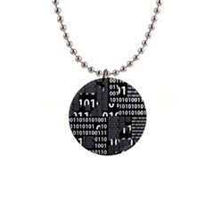 Beauty Of Binary Button Necklace