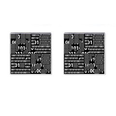 Beauty Of Binary Cufflinks (square)