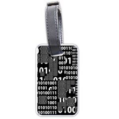 Beauty Of Binary Luggage Tag (one Side)