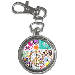 Peace Collage Key Chain & Watch