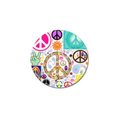 Peace Collage Golf Ball Marker 10 Pack