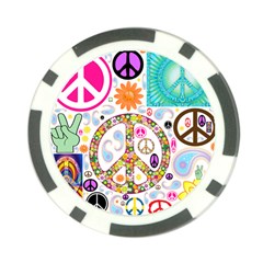 Peace Collage Poker Chip (10 Pack)