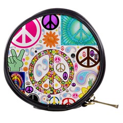 Peace Collage Mini Makeup Case