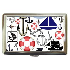 Nautical Collage Cigarette Money Case by StuffOrSomething