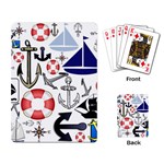 Nautical Collage Playing Cards Single Design Back