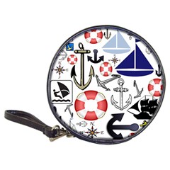 Nautical Collage Cd Wallet