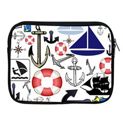 Nautical Collage Apple Ipad Zippered Sleeve by StuffOrSomething