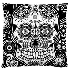 Sugar Skull Large Cushion Case (single Sided) 