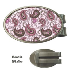 Paisley In Pink Money Clip (oval)