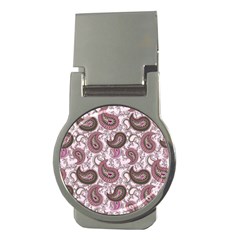 Paisley In Pink Money Clip (round) by StuffOrSomething