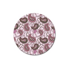 Paisley In Pink Magnet 3  (round) by StuffOrSomething