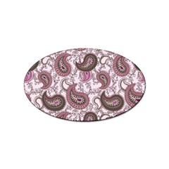 Paisley In Pink Sticker 10 Pack (oval)