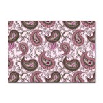 Paisley in Pink A4 Sticker 10 Pack Front