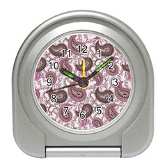 Paisley In Pink Desk Alarm Clock by StuffOrSomething