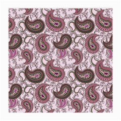 Paisley In Pink Glasses Cloth (medium, Two Sided)