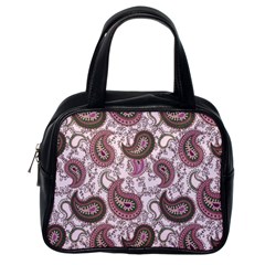 Paisley In Pink Classic Handbag (one Side) by StuffOrSomething