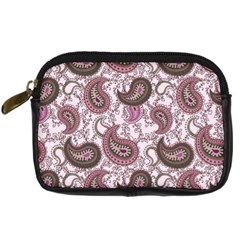 Paisley In Pink Digital Camera Leather Case by StuffOrSomething