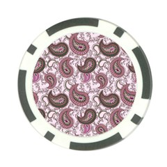 Paisley In Pink Poker Chip (10 Pack) by StuffOrSomething