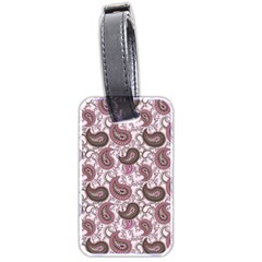 Paisley In Pink Luggage Tag (two Sides)