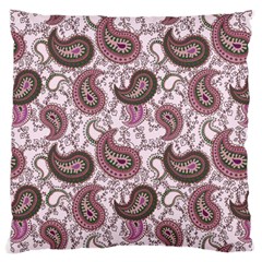 Paisley In Pink Large Cushion Case (two Sided) 