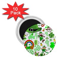 St Patrick s Day Collage 1 75  Button Magnet (10 Pack) by StuffOrSomething