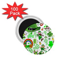 St Patrick s Day Collage 1 75  Button Magnet (100 Pack) by StuffOrSomething