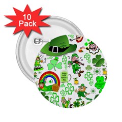 St Patrick s Day Collage 2 25  Button (10 Pack) by StuffOrSomething