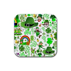 St Patrick s Day Collage Drink Coaster (square) by StuffOrSomething