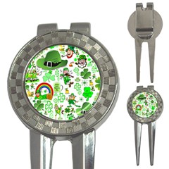 St Patrick s Day Collage Golf Pitchfork & Ball Marker