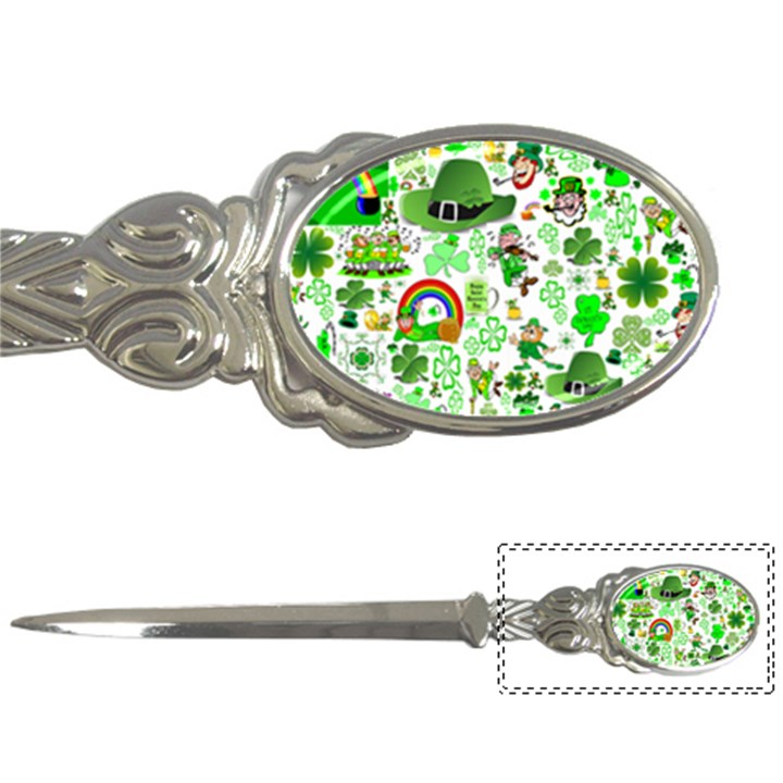 St Patrick s Day Collage Letter Opener