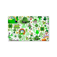 St Patrick s Day Collage Sticker (rectangle)