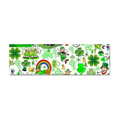 St Patrick s Day Collage Bumper Sticker by StuffOrSomething