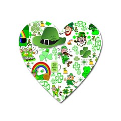 St Patrick s Day Collage Magnet (heart)