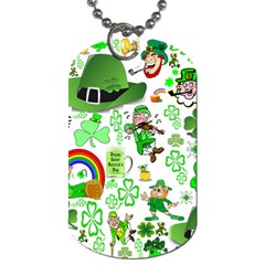 St Patrick s Day Collage Dog Tag (one Sided)