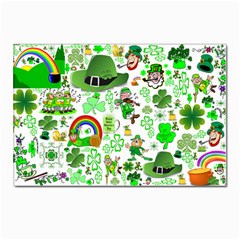 St Patrick s Day Collage Postcards 5  X 7  (10 Pack) by StuffOrSomething