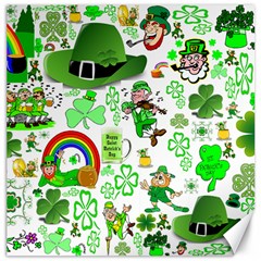 St Patrick s Day Collage Canvas 20  X 20  (unframed)