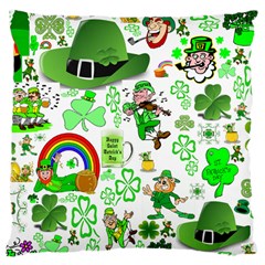 St Patrick s Day Collage Large Cushion Case (single Sided) 