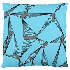 Lines Large Cushion Case (single Sided) 