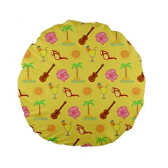 Summer Time 15  Premium Round Cushion 