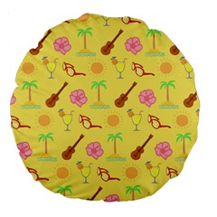 Summer Time 18  Premium Round Cushion 