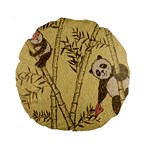 innocent panda 15  Premium Round Cushion  Front