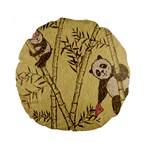 innocent panda 15  Premium Round Cushion  Back