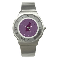 Kitty Stainless Steel Watch (slim)