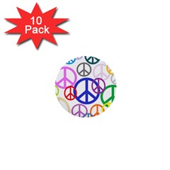 Peace Sign Collage Png 1  Mini Button (10 Pack) by StuffOrSomething