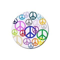 Peace Sign Collage Png Drink Coaster (round) by StuffOrSomething